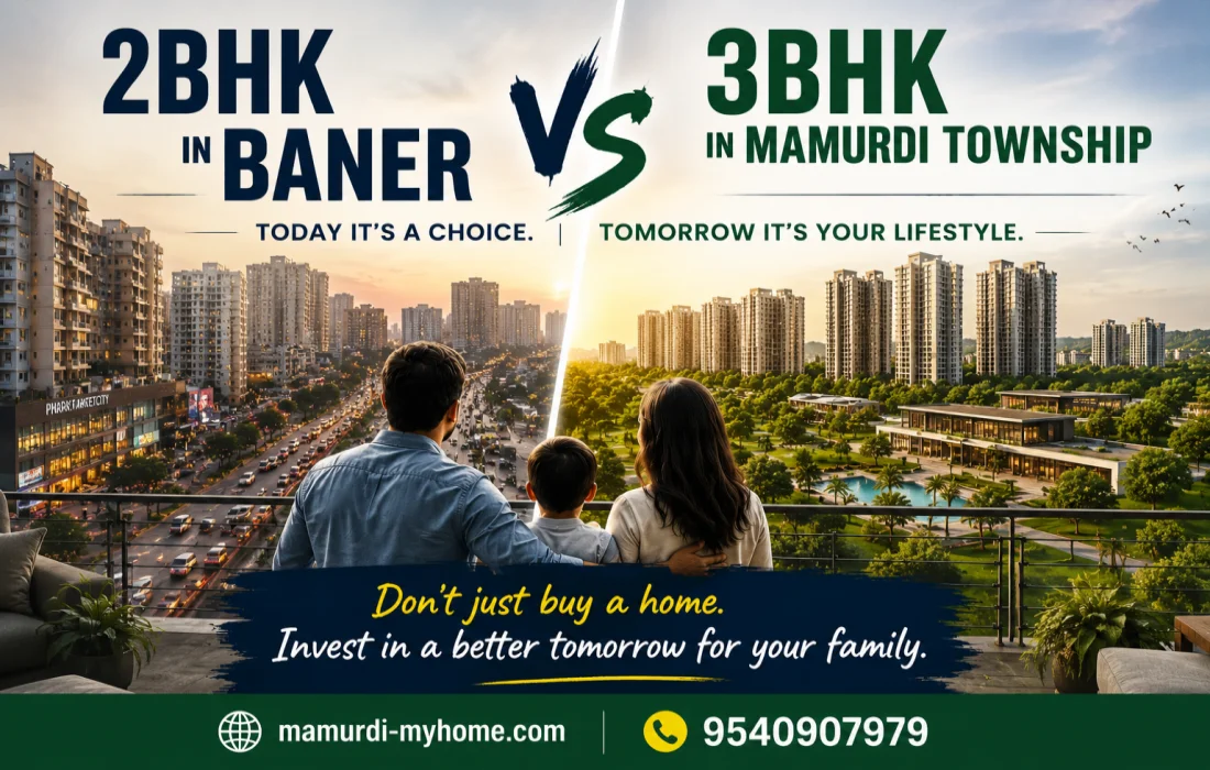 2bhk in Baner Vs 3BHK In Mamurdi